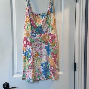 Floral Multicolor Women's Dress